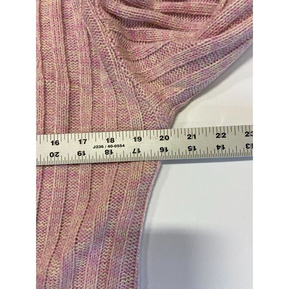 Blank NYC Women's Heather Ribbed Crewneck‎ Sweater In Lilac Mist Size XS NWT - Picture 9 of 10